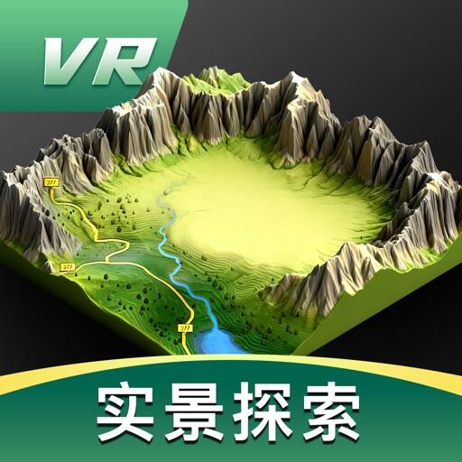 三维地图探索 Icon