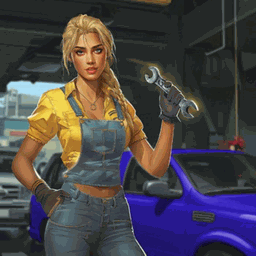 汽车修理中心 Car Repair Icon