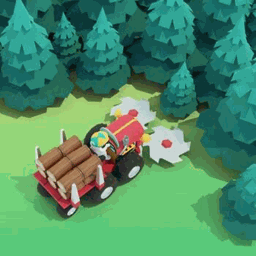 木材收获：砍树 Icon